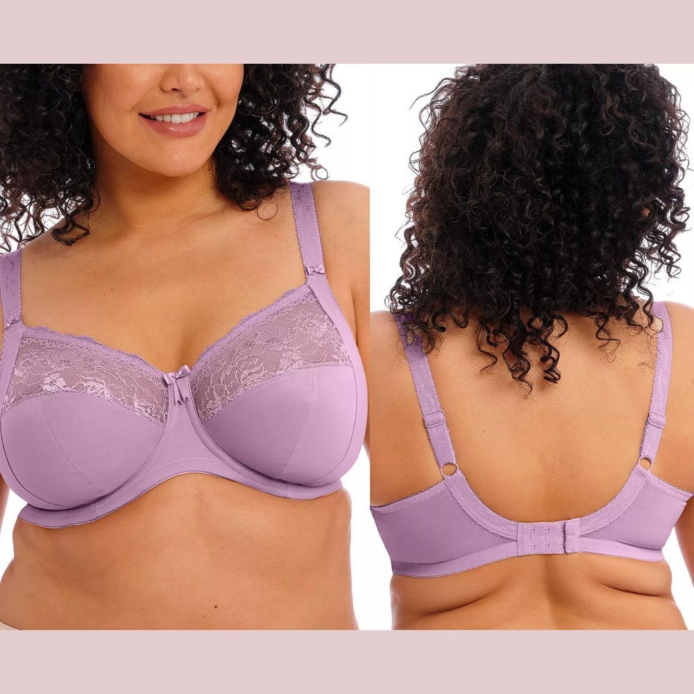 NWT $66 Elomi Full Figure Morgan Underwire Bra EL4111 Wisteria [ US 36L ]‎ #6309